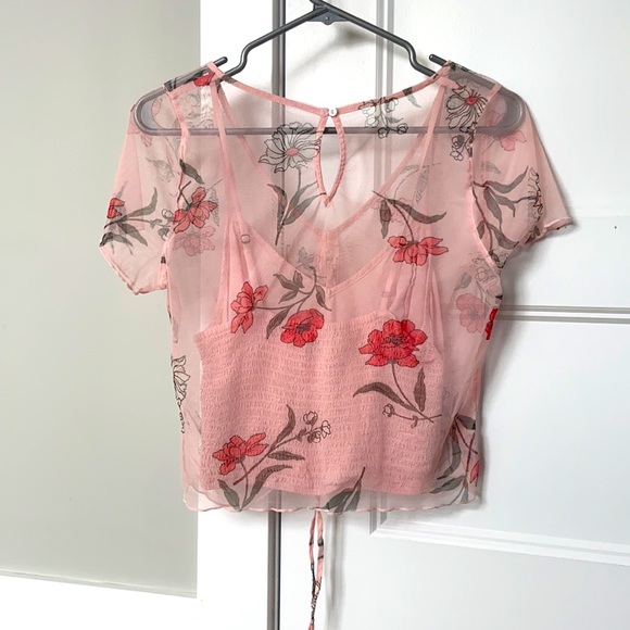 Mesh Hollister 2 Piece Top - Picture 2 of 6